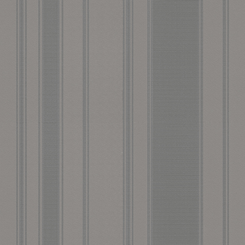 Luxuriöse graue gestreifte Tapete, Z21733, Tradizione Italiana, Zambaiti Parati