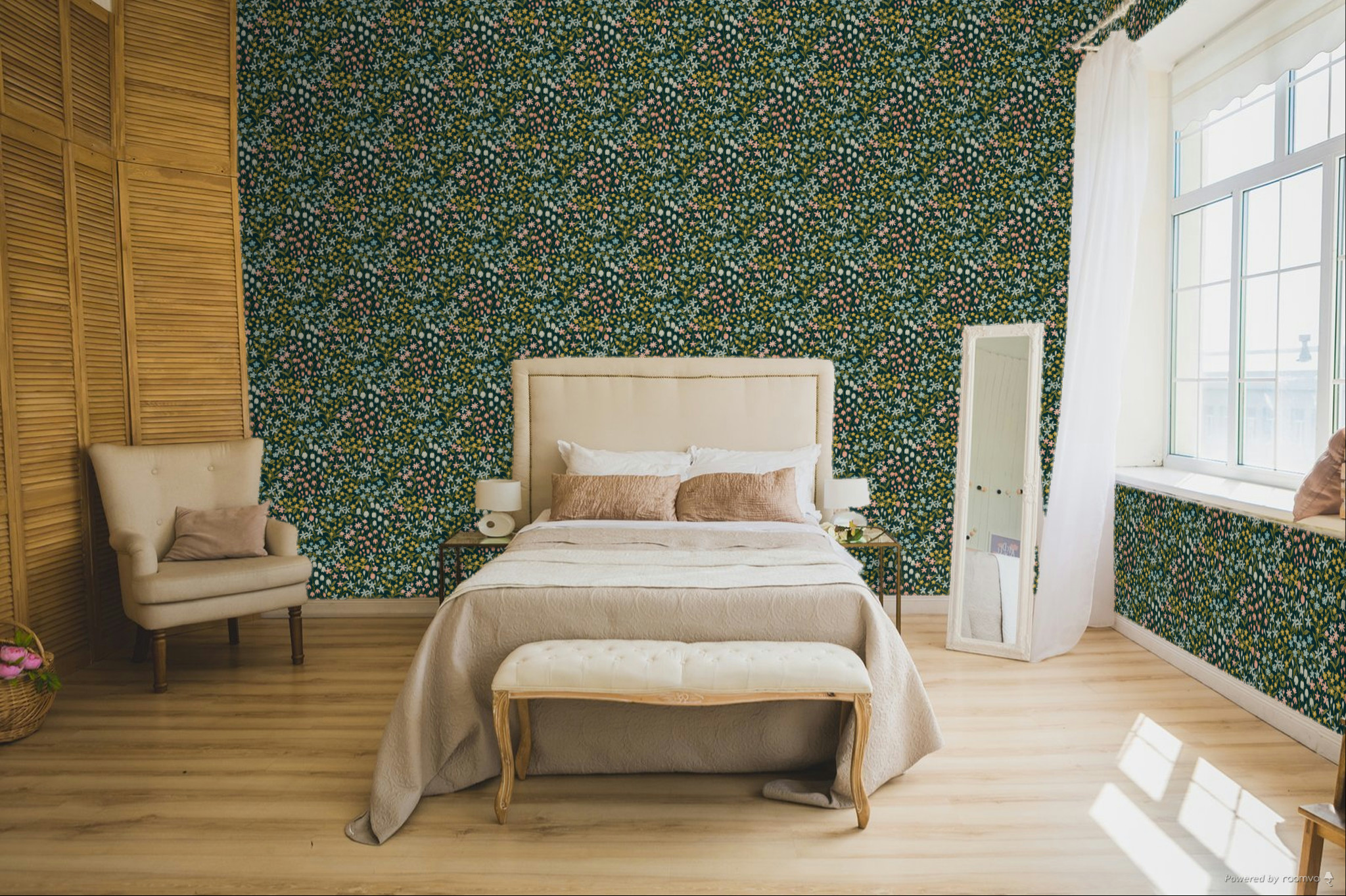 Tapete mit Blumen, A64102 Ciara Grandeco