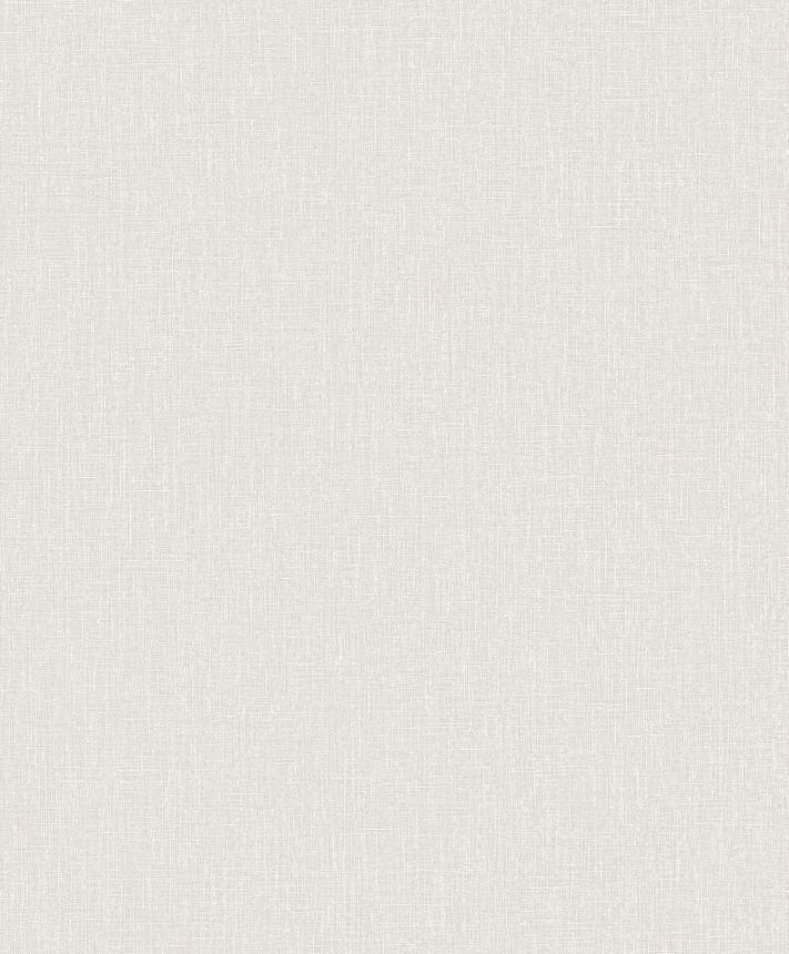 Weiß-graue Tapete, Stoffimitat, AT1004,Atmosphere, Grandeco