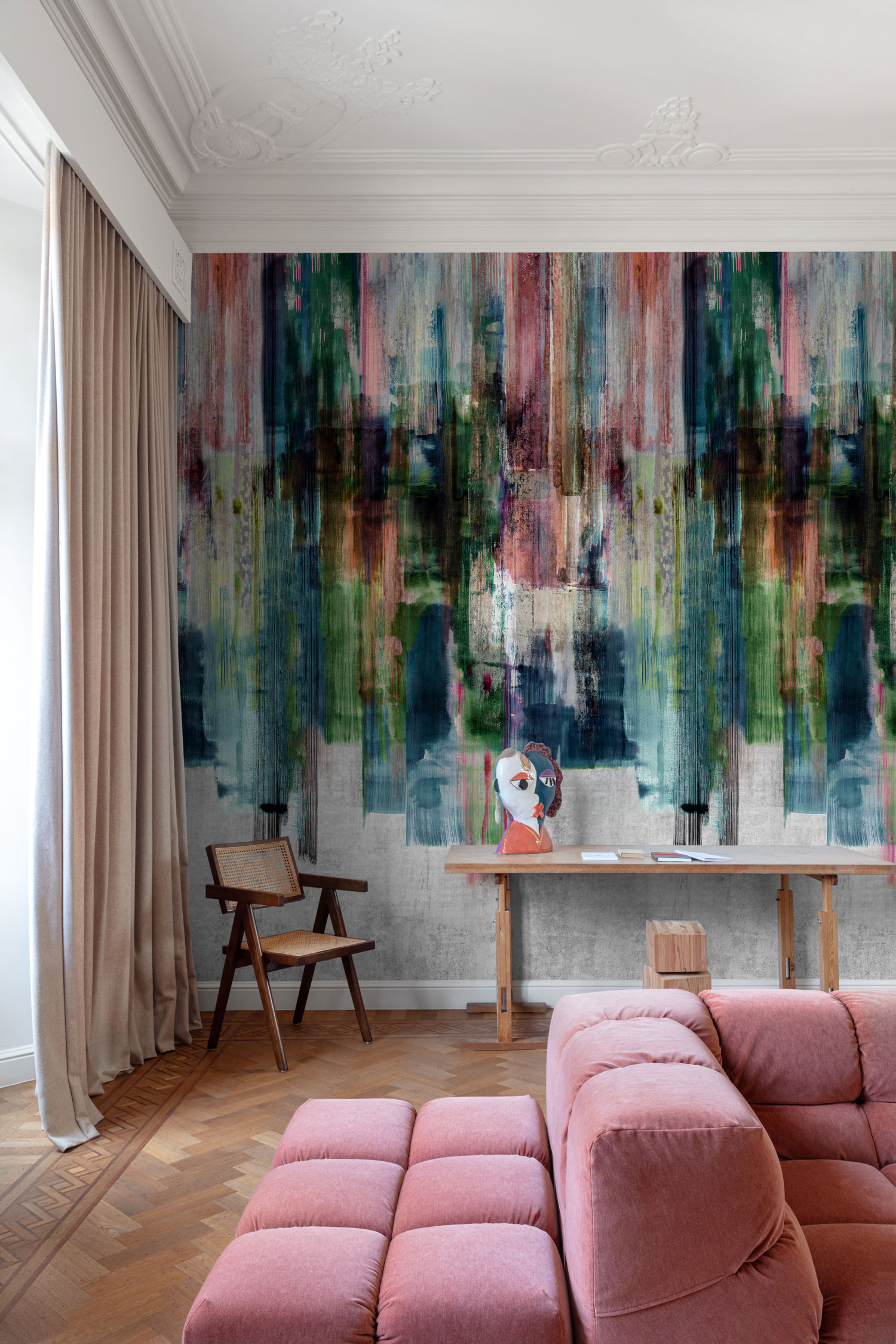 Abstrakte Fototapete, Streifen, ML3901, Mural Young Edition, Grandeco