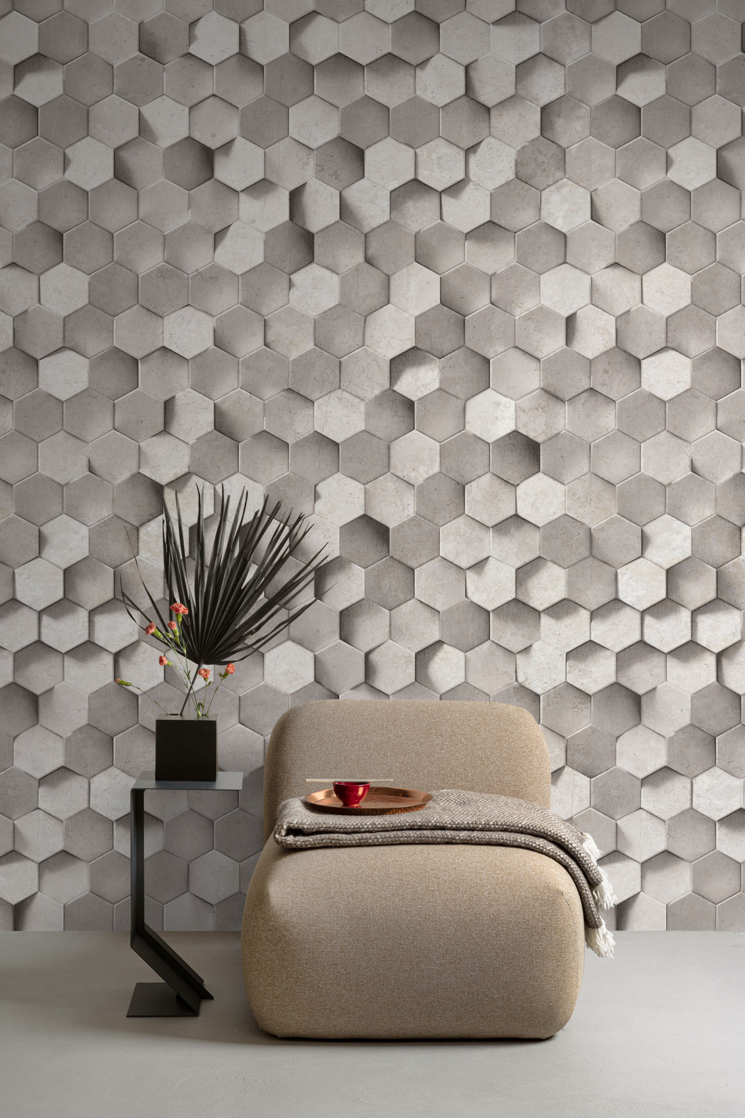 Geometrische 3D-Fototapete, ML4301, Mural Young Edition, Grandeco