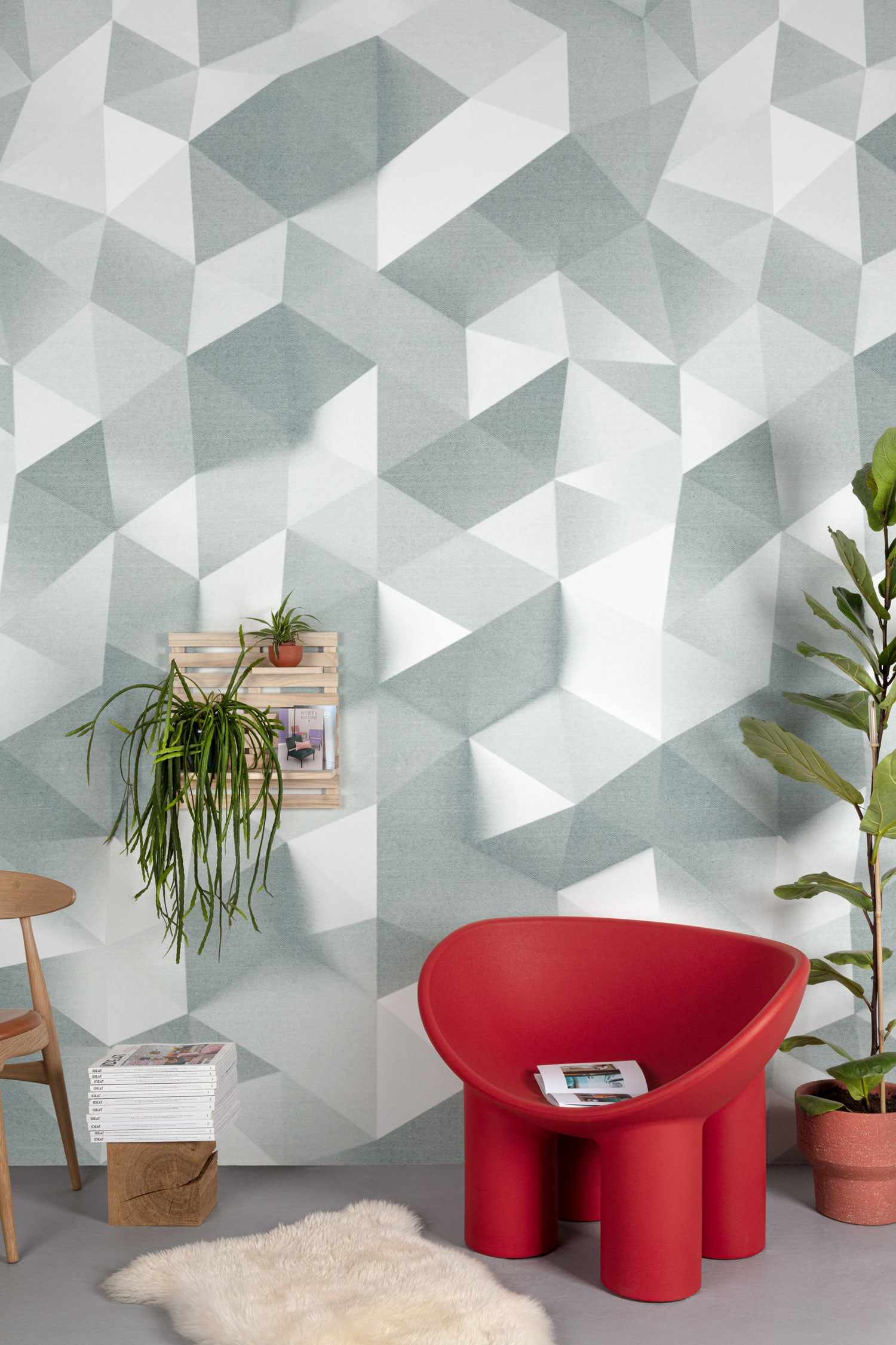 Geometrische 3D-Fototapete, ML4601, Mural Young Edition, Grandeco