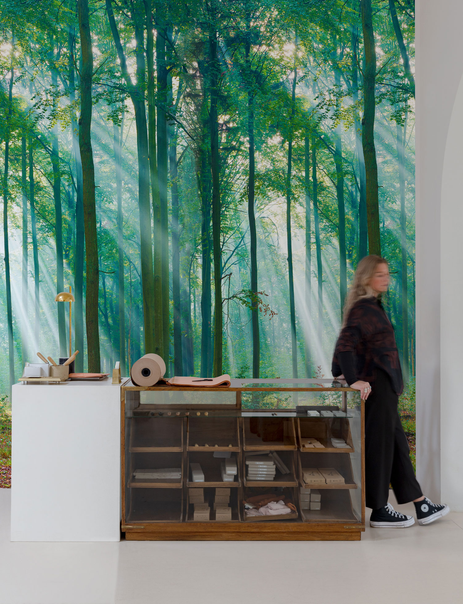 Fototapete, Sonnenbeschienener Wald, ML6301, Mural Young Edition, Grandeco