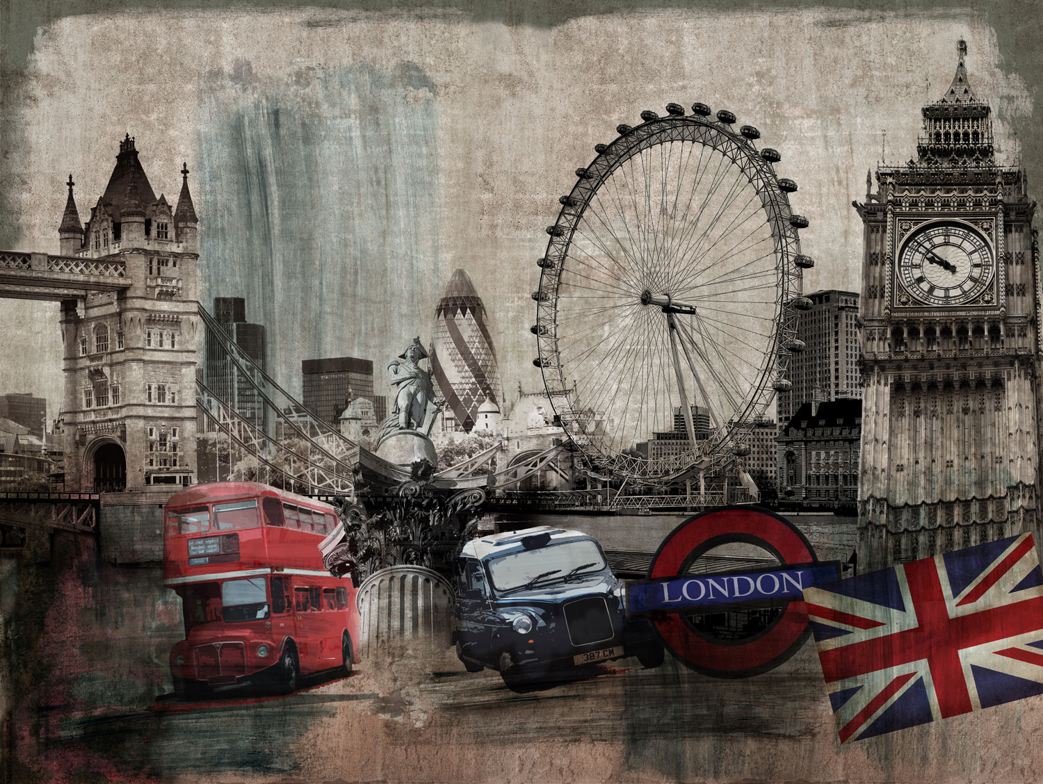 Fototapete, London, ML3401, Mural Young Edition, Grandeco