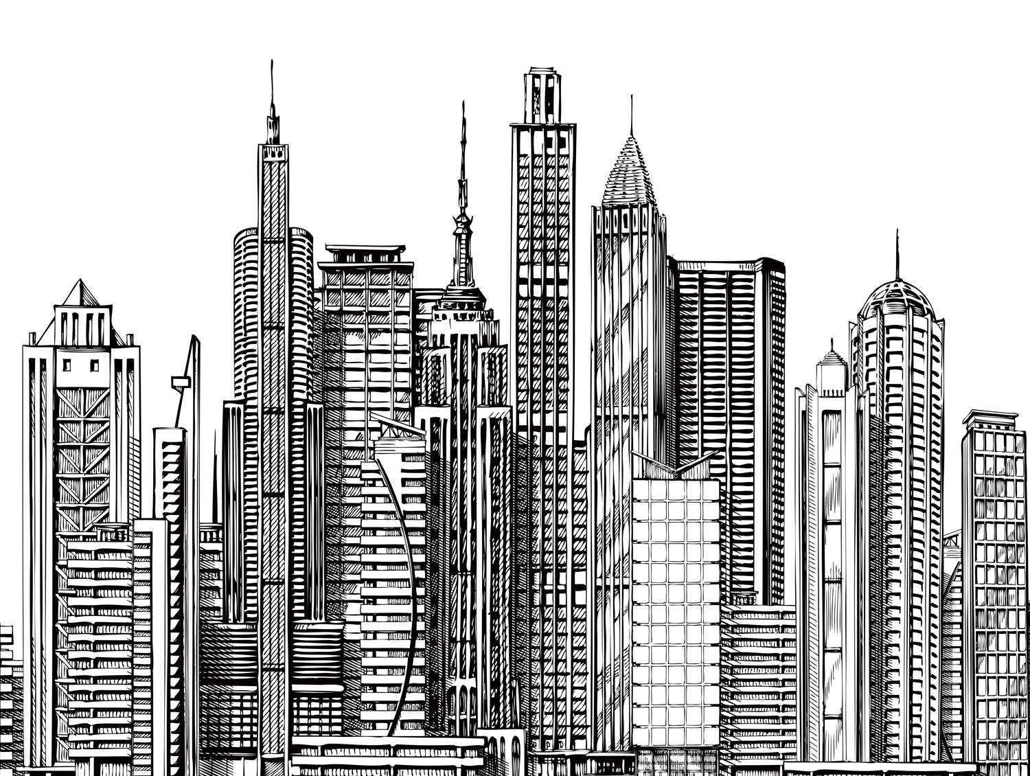 Grafische Fototapete, Stadt, ML4001, Mural Young Edition, Grandeco