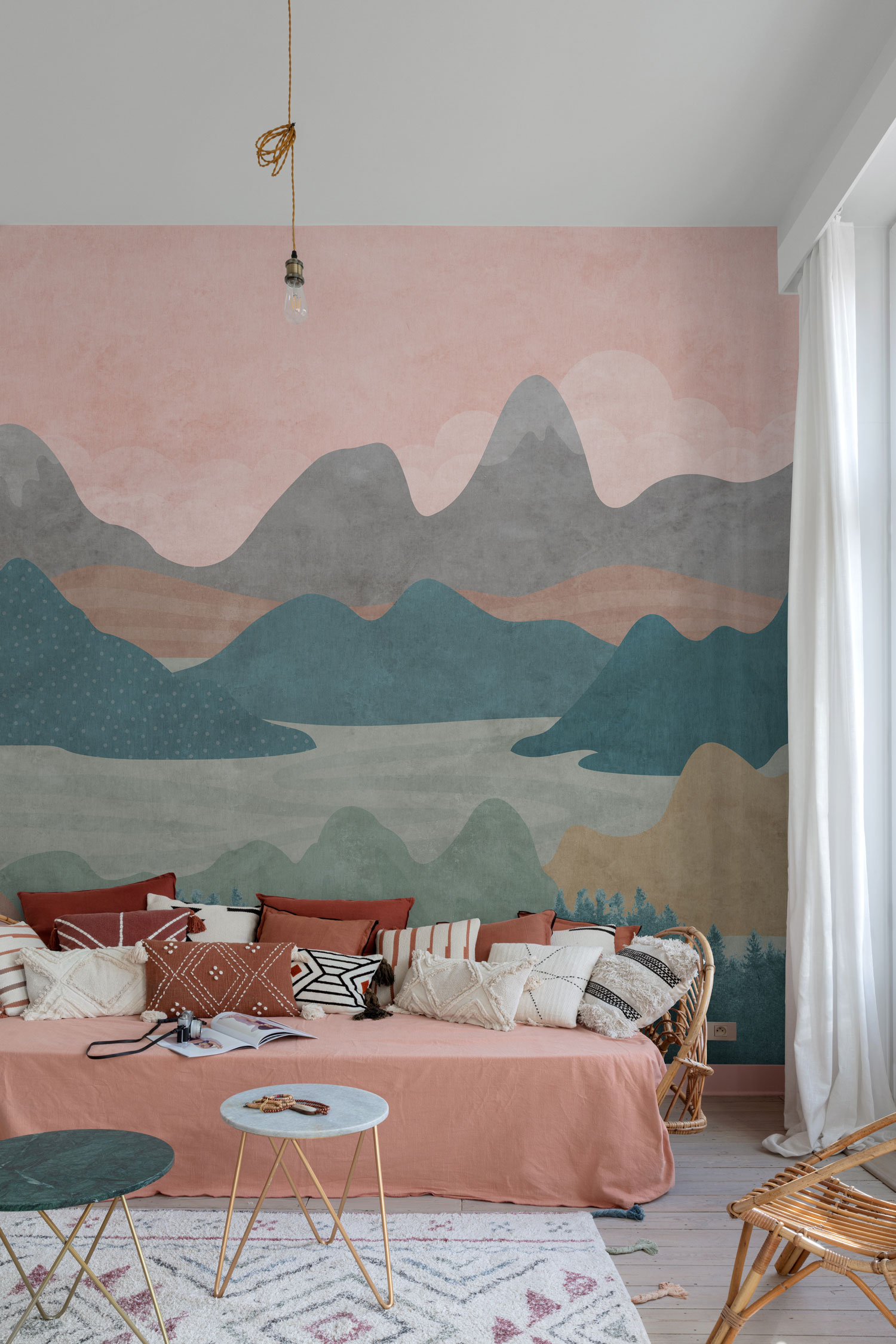 Fototapete, Berge, Landschaft, ML6801, Mural Young Edition, Grandeco