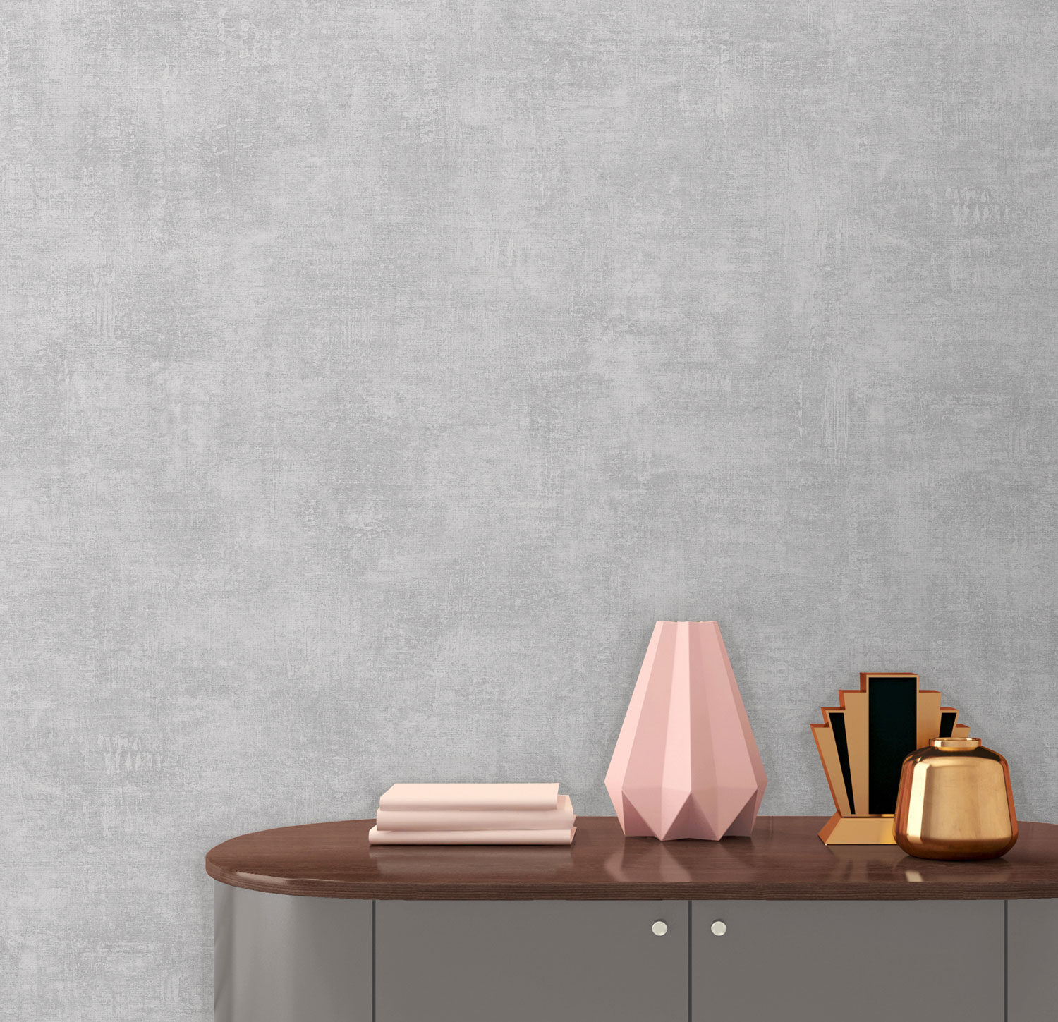 Graue Tapete, Stoffimitat, A13719, Elegance, Ugepa