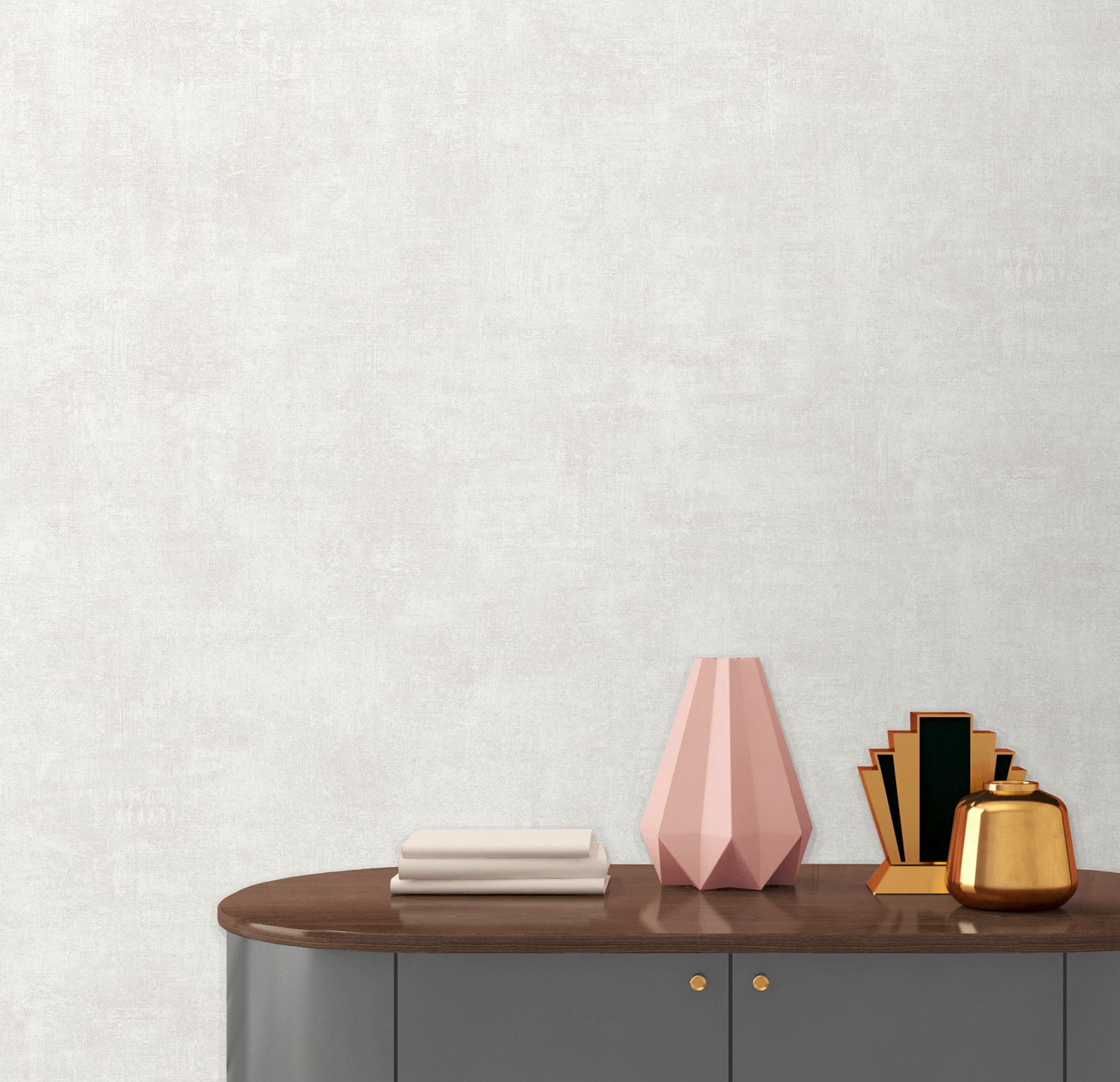 Cremefarbene Tapete, Stoffimitat, A13727, Elegance, Ugepa