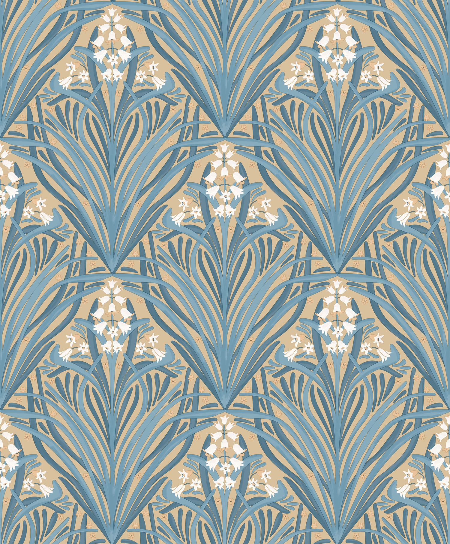 Blumentapete, Art Deco, M66104, Elegance, Ugepa