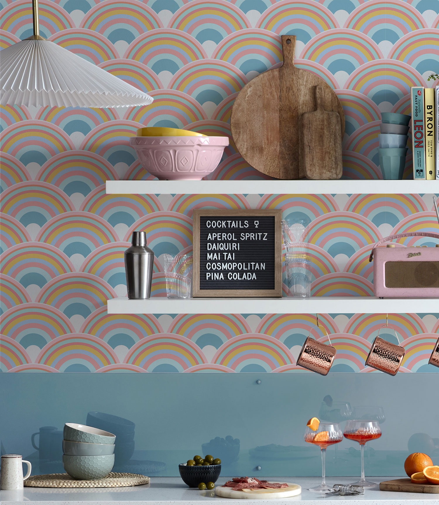 Bunte Tapete, Regenbogen, 118726, Envy