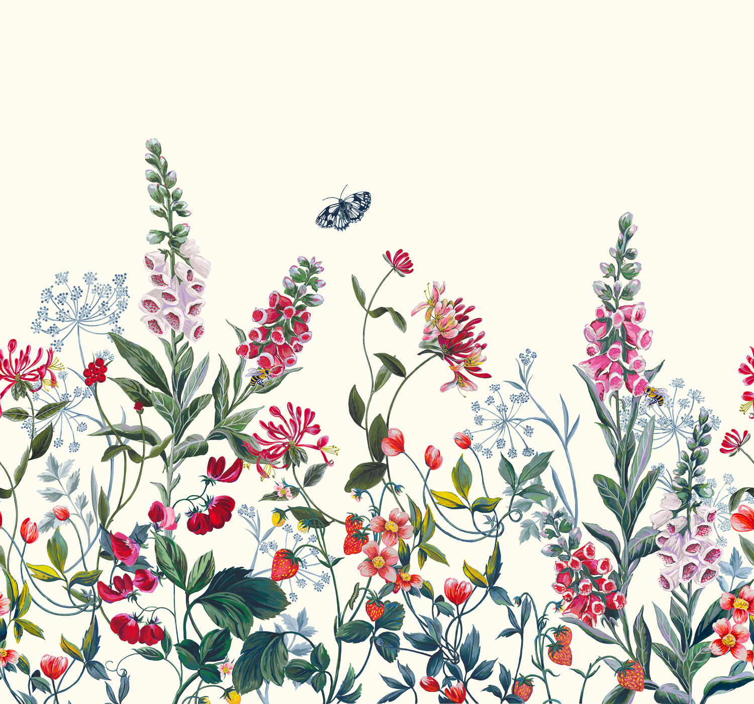 Florale Fototapete, 118589, Joules, Graham&Brown