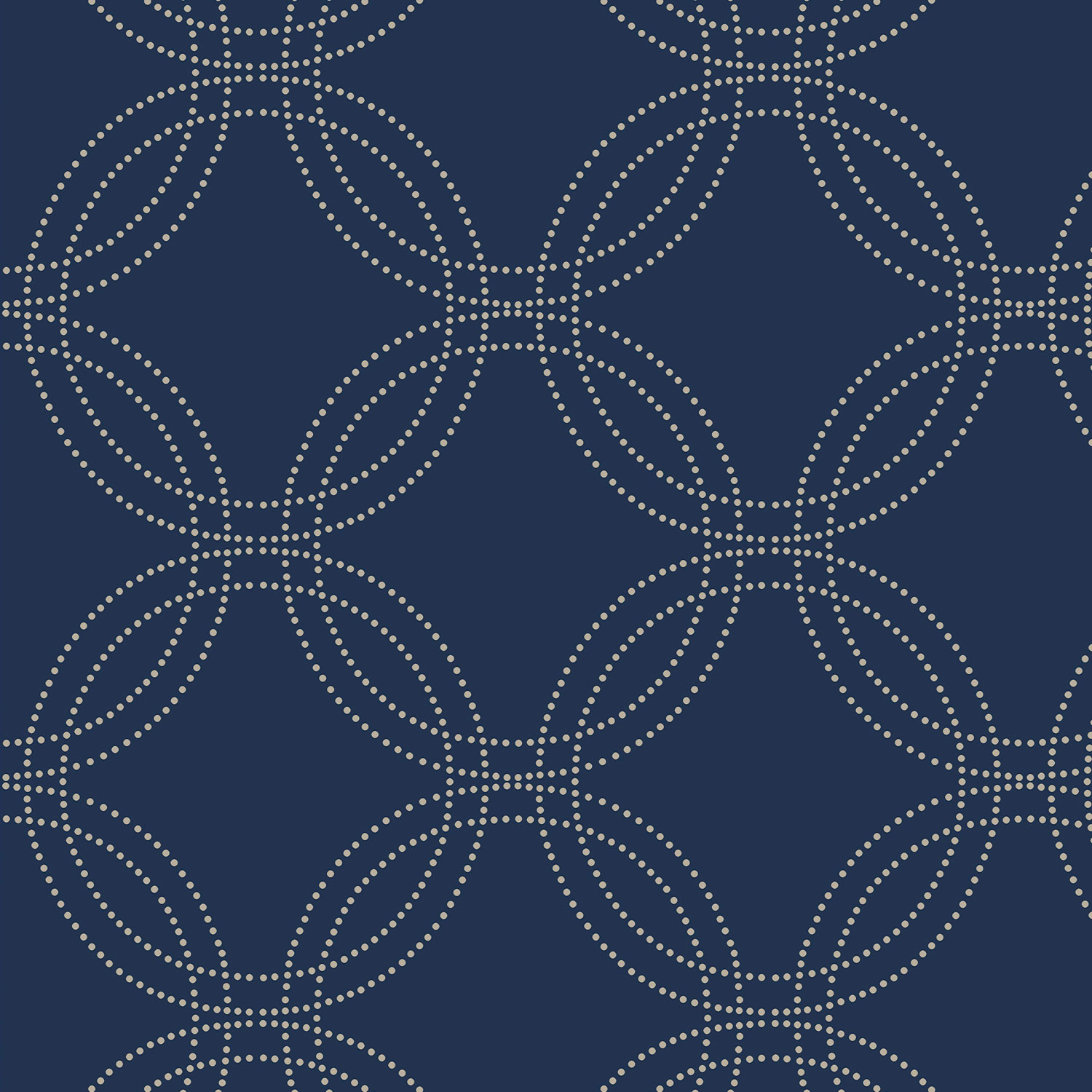 Blaugoldene Tapete mit geometrischen Mustern, 114870, Vavex 2025