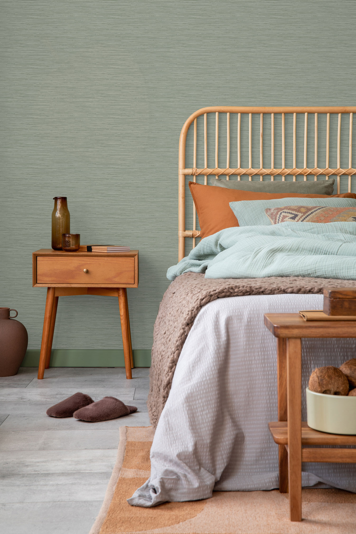 Grüne Strukturtapete, 120726, Vavex 2025