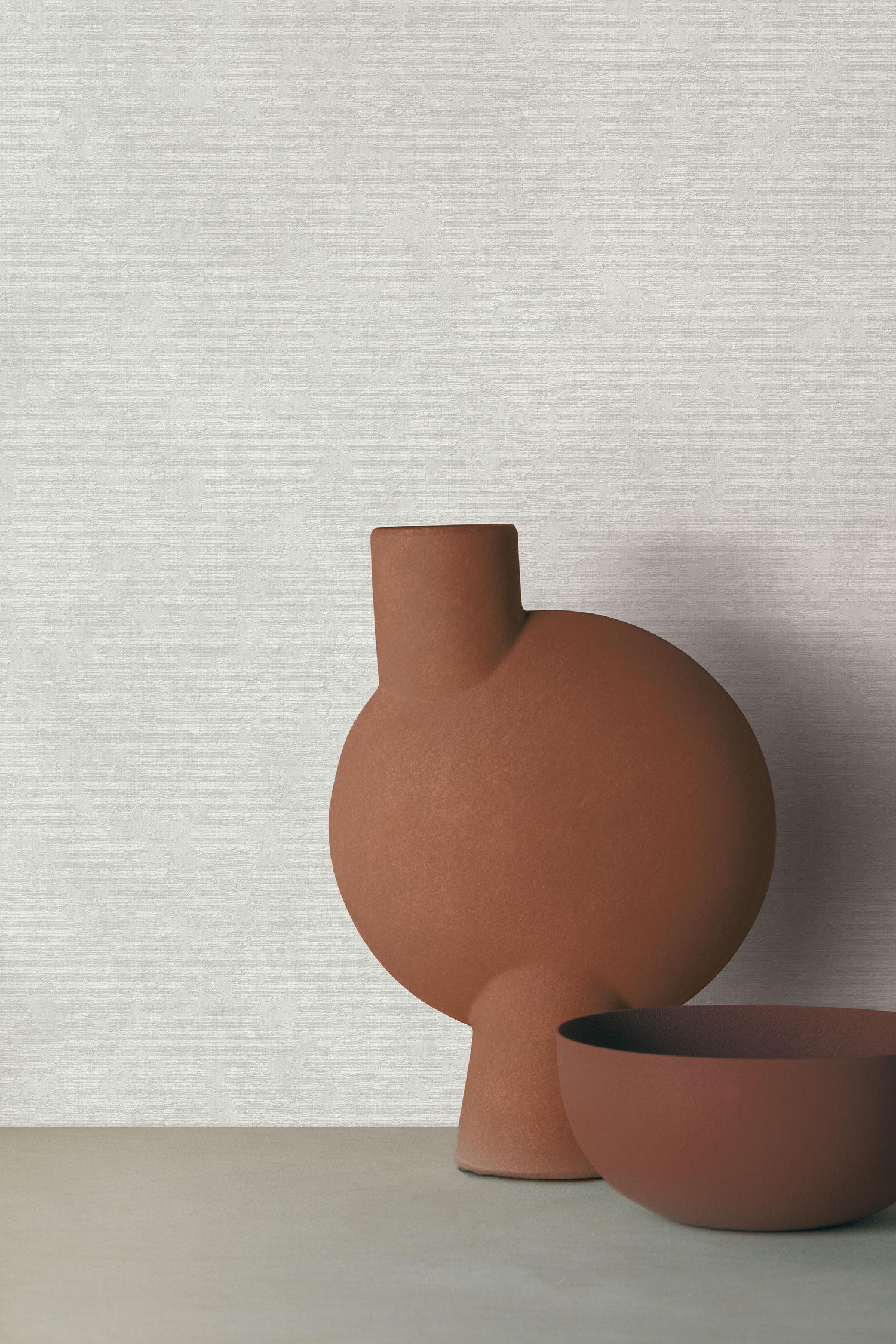 Beige Tapete, Stoffimitat, VD1202, Time 2025, Grandeco