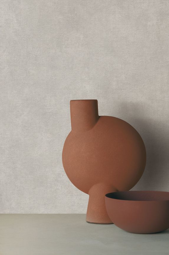 Beige Tapete, Stoffimitat, VD1207, Time 2025, Grandeco