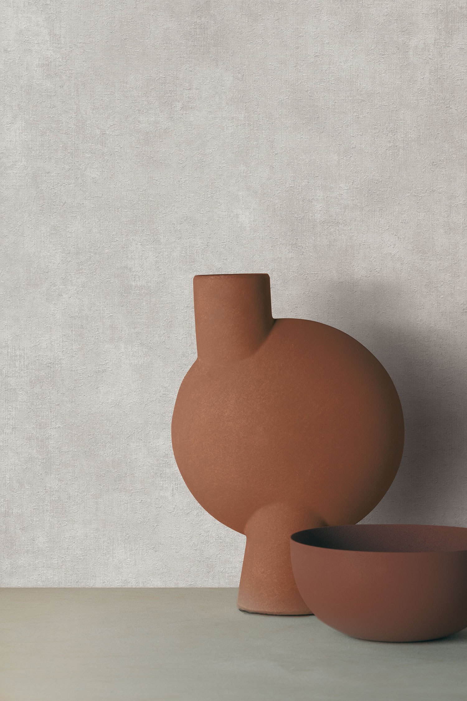 Beige Tapete, Stoffimitat, VD1212, Time 2025, Grandeco