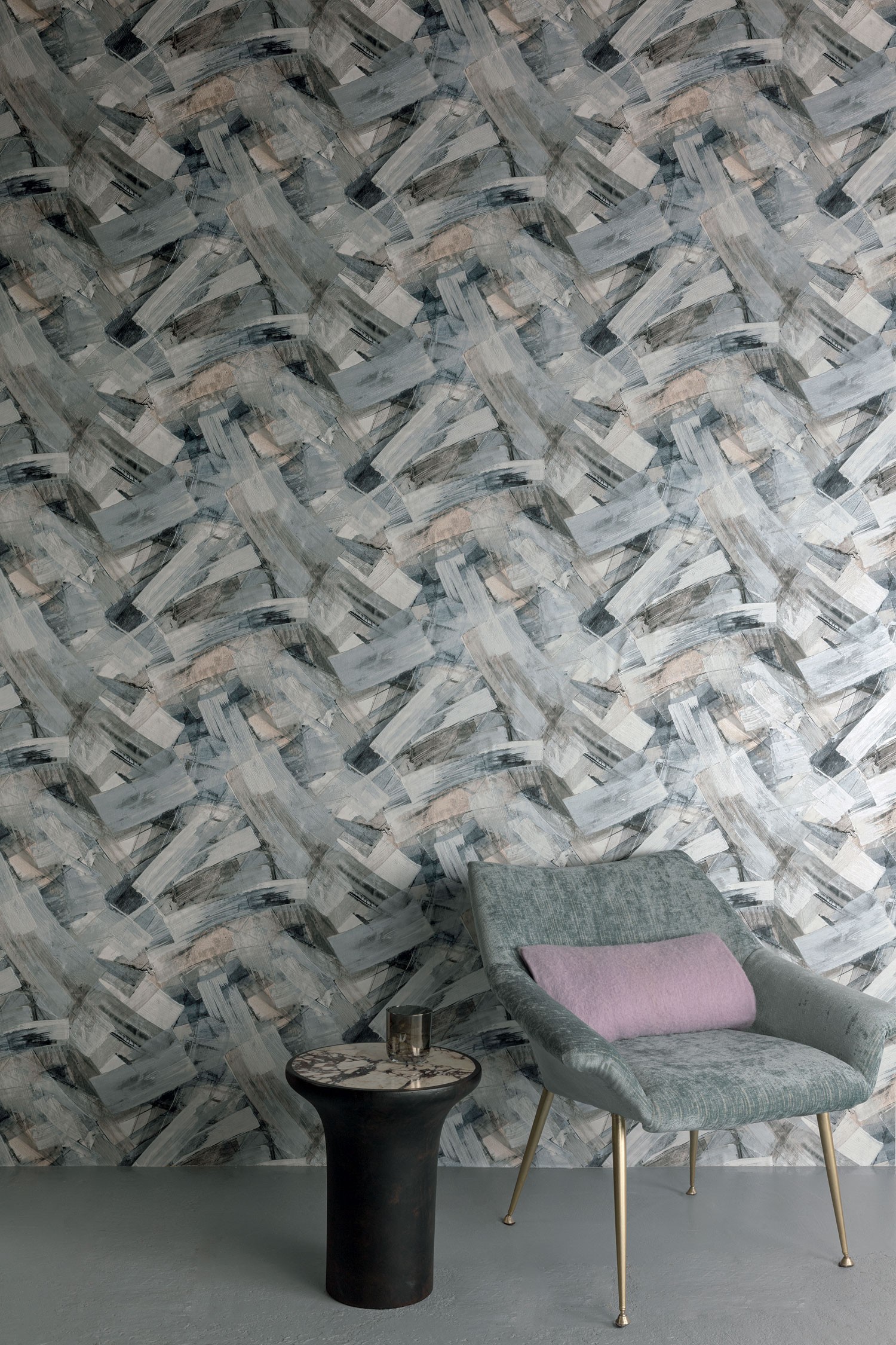 Geprägte Tapete, Putzimitat, TI3005, Time 2025, Grandeco