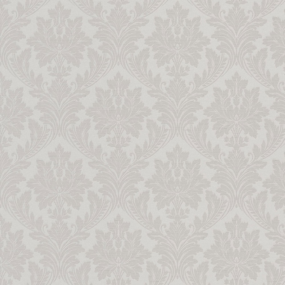 Grau-beige Barocktapete, TI3210, Time 2025, Grandeco