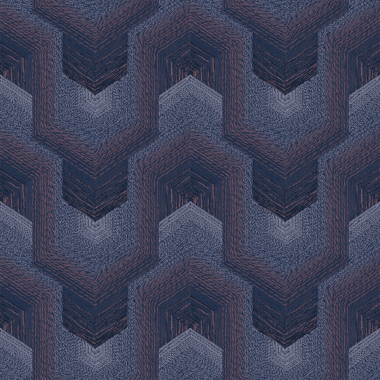 Lila geometrische Tapete, TP422916, Exclusive Threads, Design ID