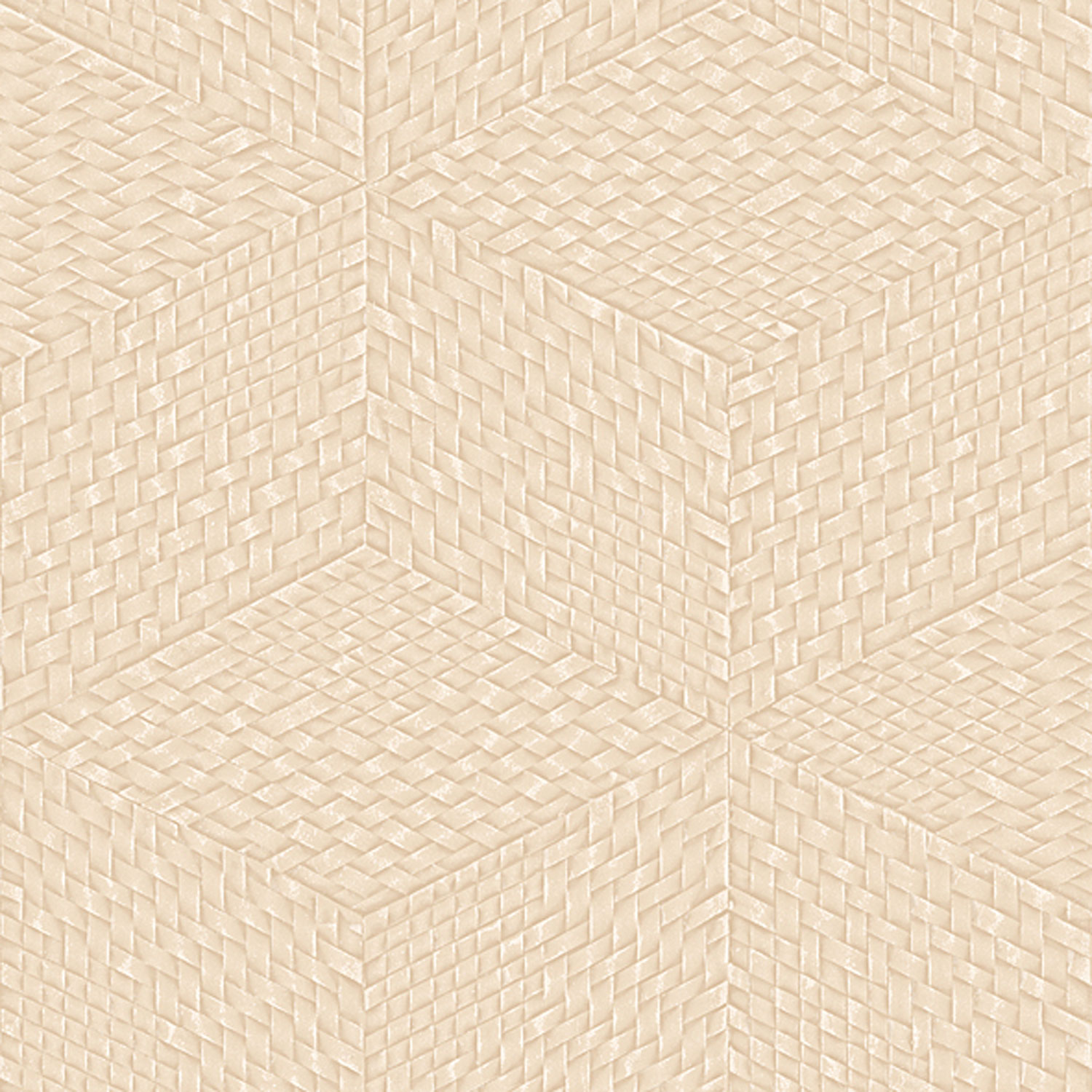 Beige geometrische 3D-Tapete, TP422955, Exclusive Threads, Design ID