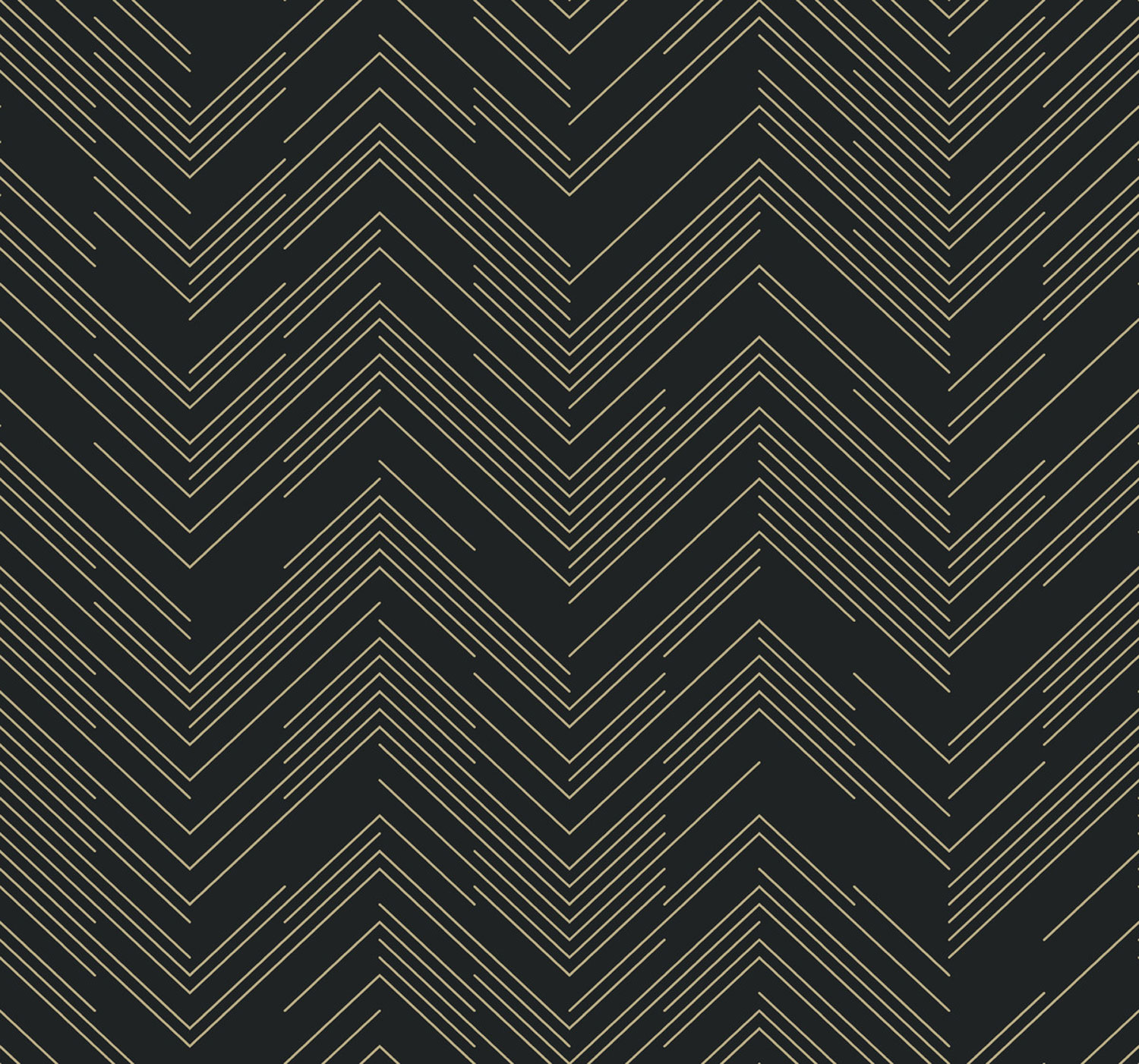 Geometrische Tapete in Schwarz und Gold, MD7221, Modern Metals, York