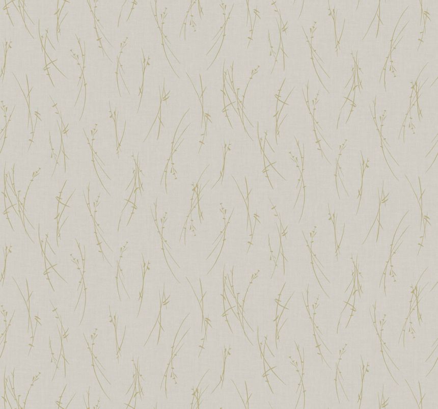 Grau-goldene Tapete, MD7191, Modern Metals, York