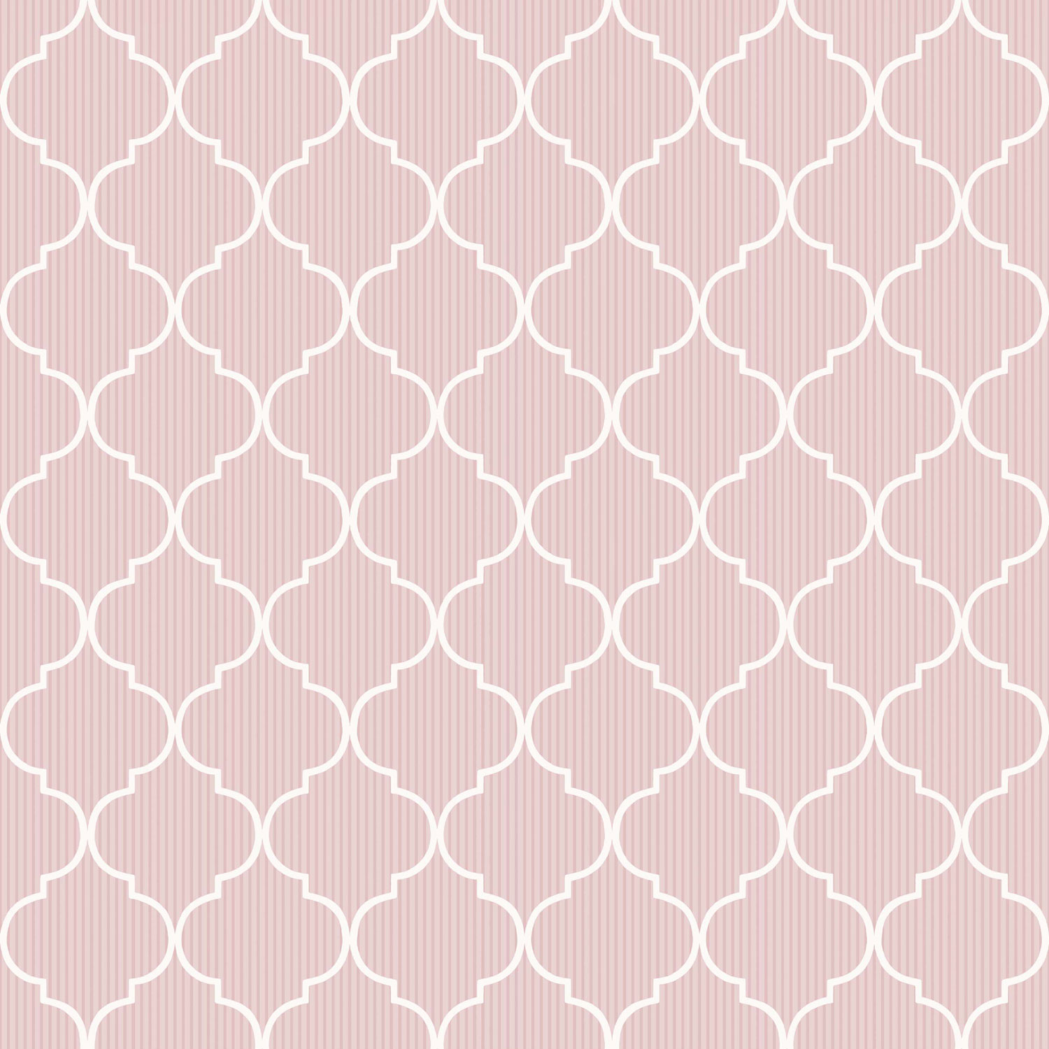 Rosa Tapete mit weißen Ornamenten, 84019, Blooming Garden, Cristiana Masi by Parato