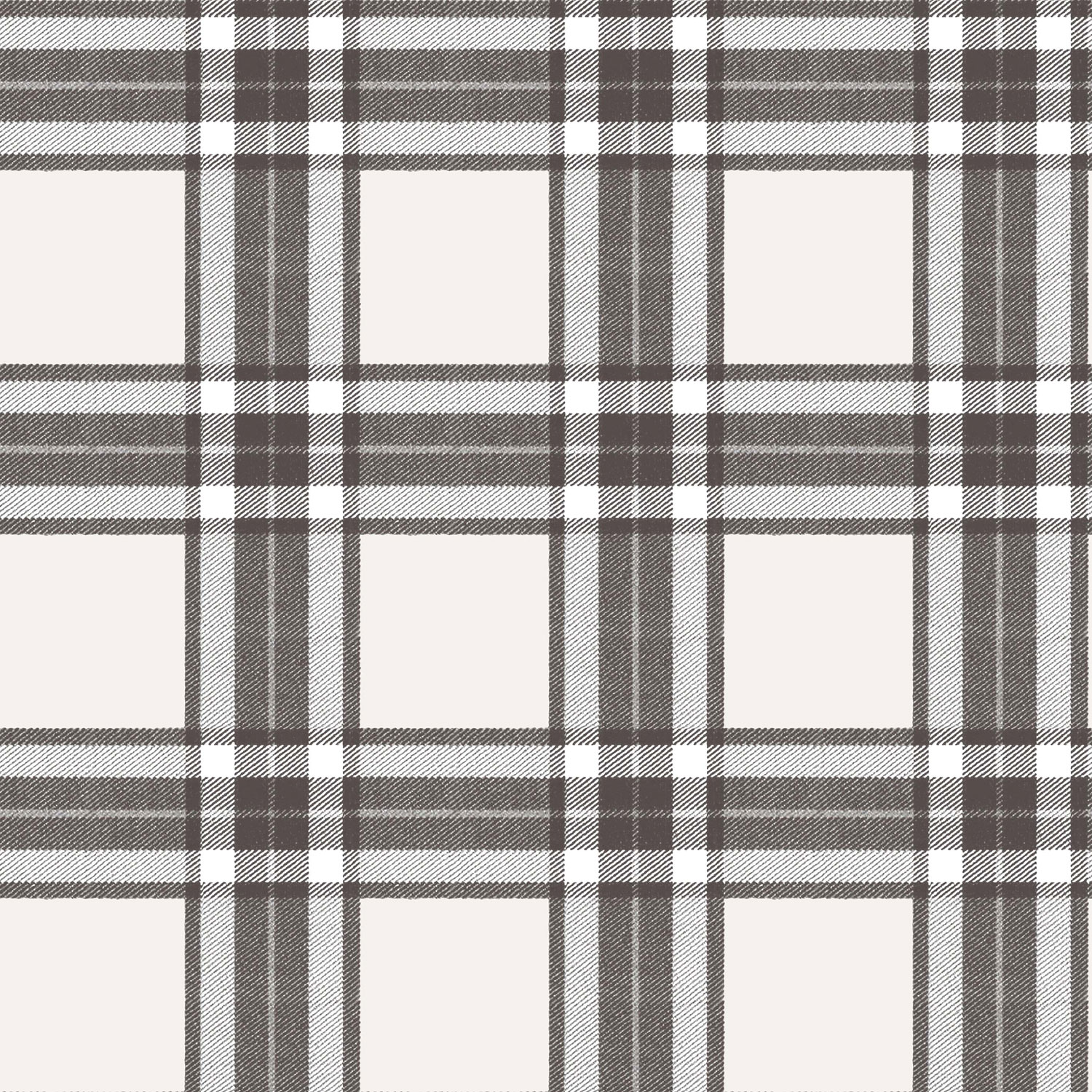 Vliestapete, dunkelbraun kariert, 84059, Blooming Garden, Cristiana Masi by Parato