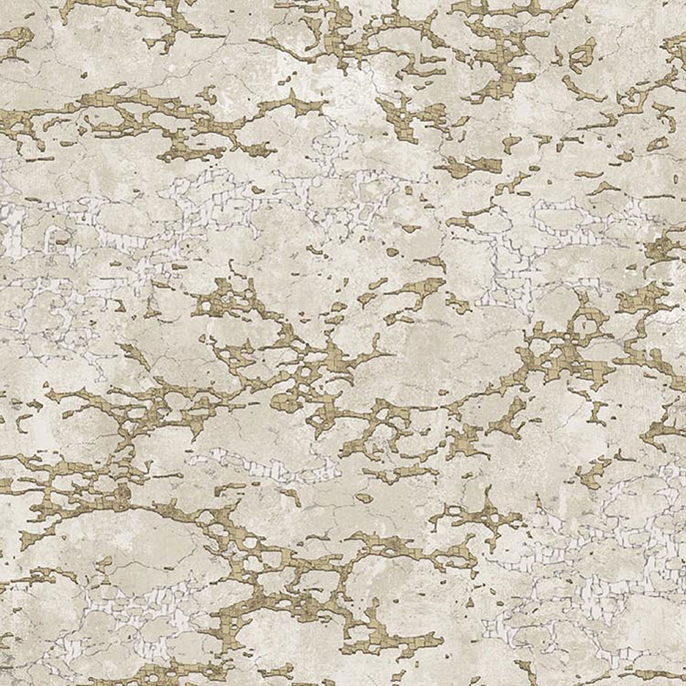 Luxuriöse beige-goldene Tapete, Stuckputz, 47711, Eterna, Parato