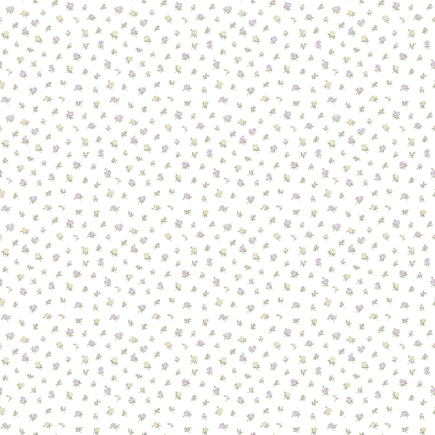 Weiße Blumentapete, 12335, Fiori Country, Parato