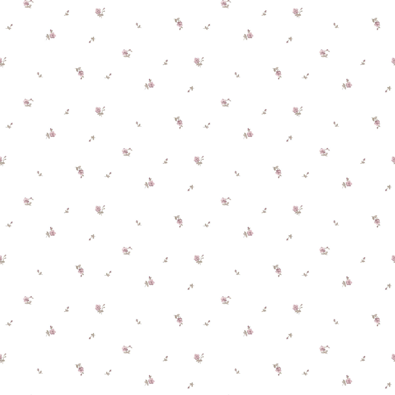 Weiße Blumentapete, 12341, Fiori Country, Parato