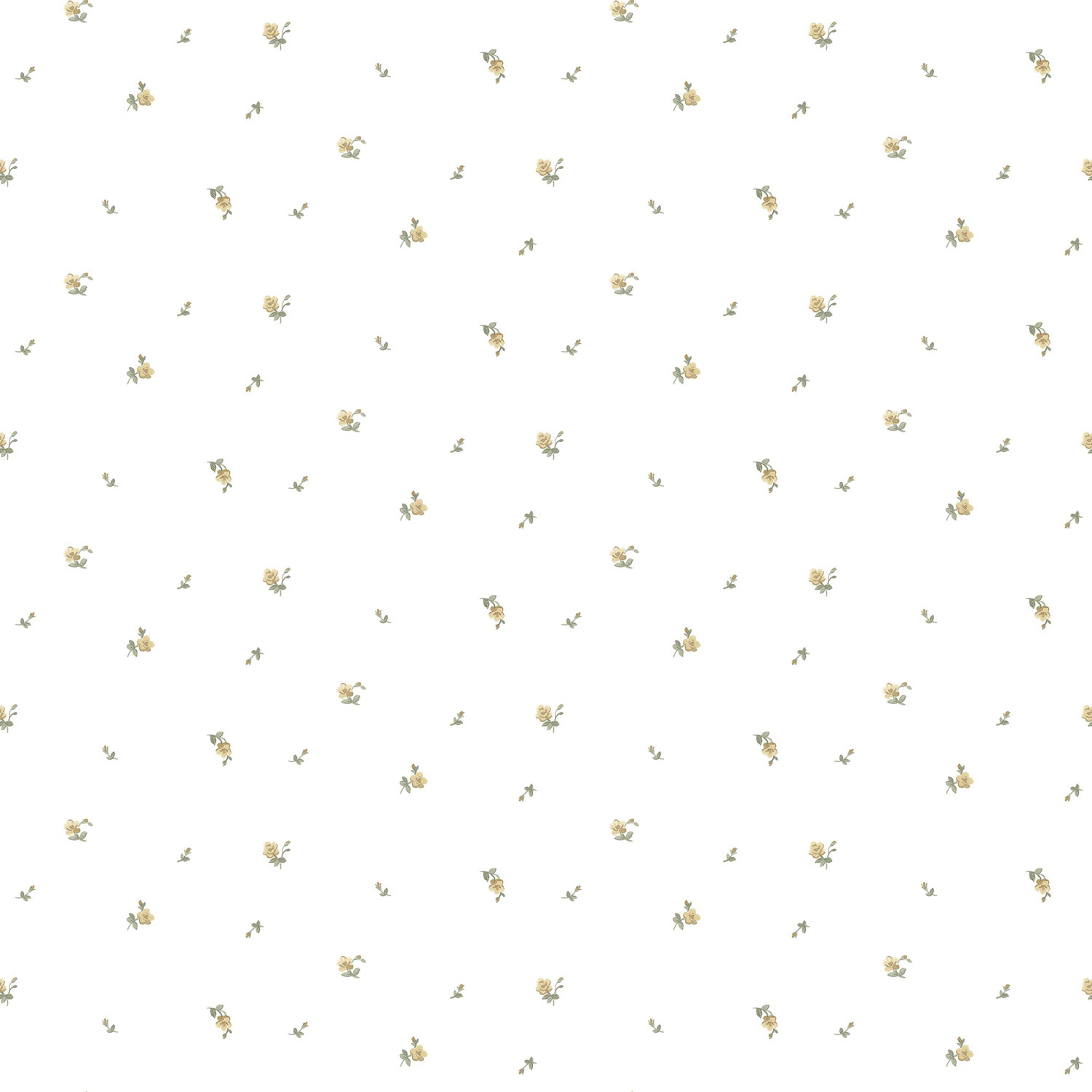 Weiße Blumentapete, 12342, Fiori Country, Parato