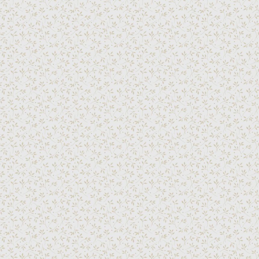 Weiße Vliestapete mit Zweigen,12369, Fiori Country, Parato