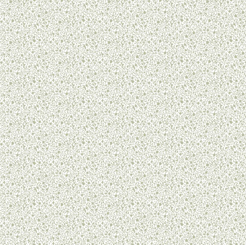 Weiße Vliestapete mit floralen Ornamenten, 12370, Fiori Country, Parato