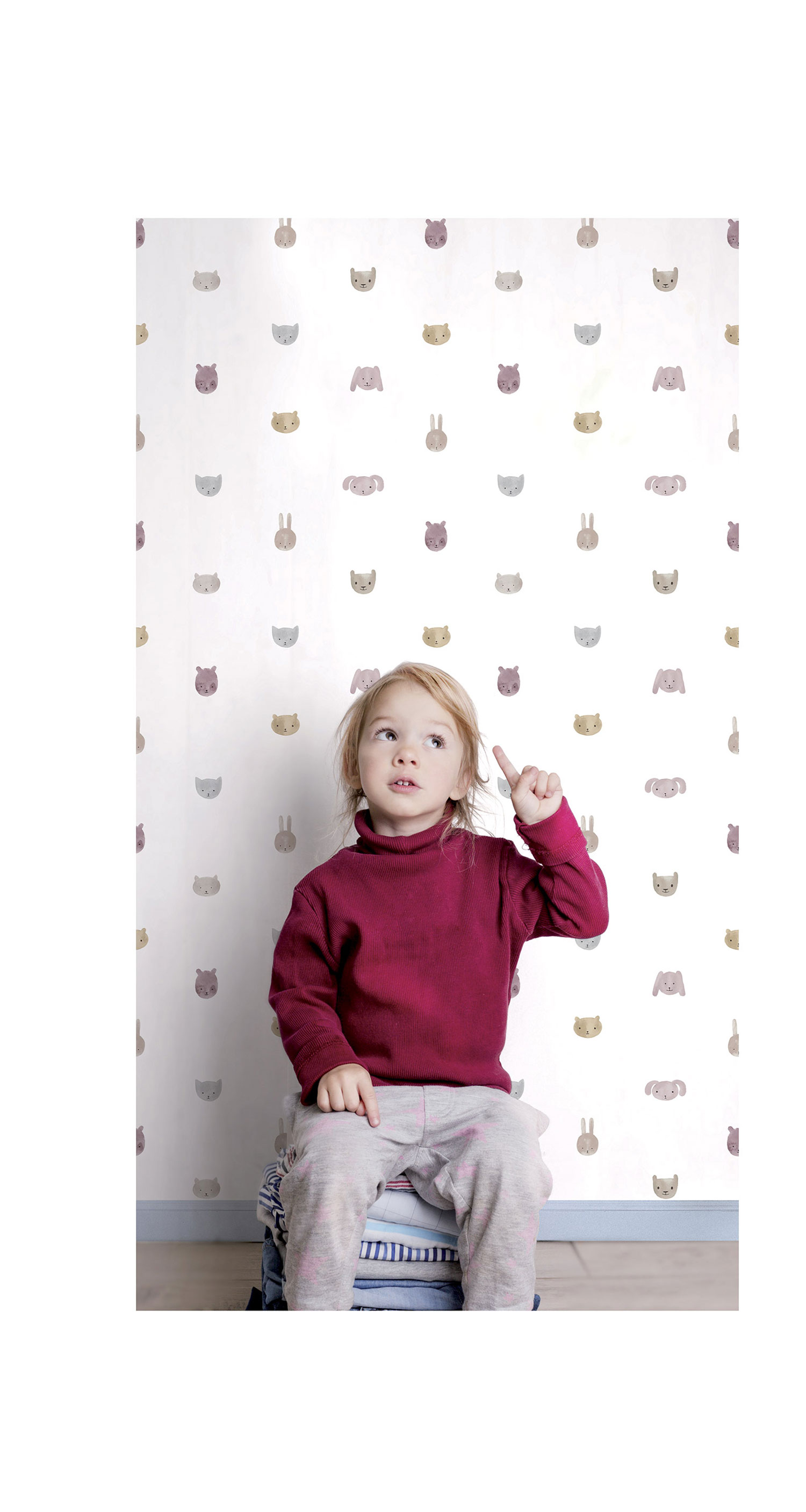 Kindertapete mit Tieren, 14811, Happy, Parato