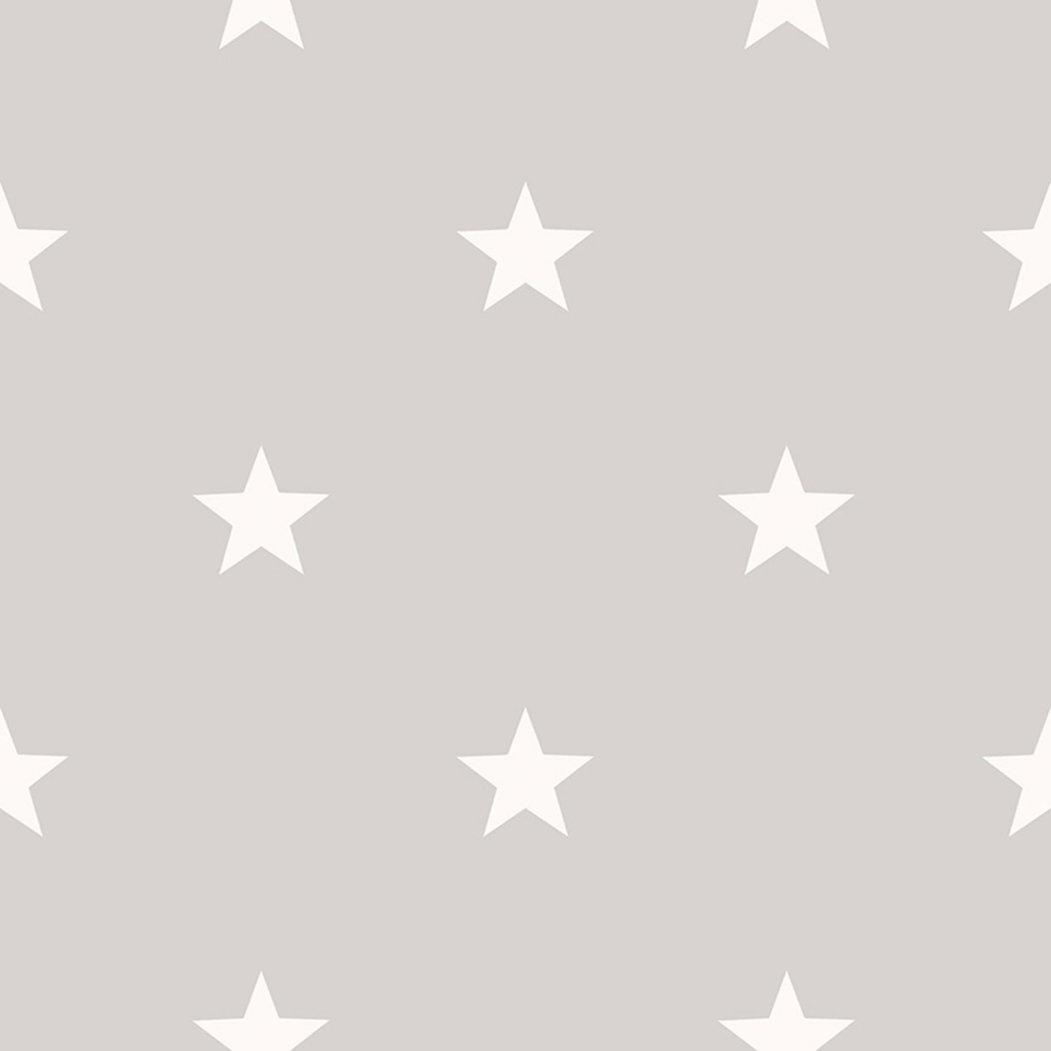 Graue Vliestapete, weiße Sterne, 16647, Friends & Coffee, Cristiana Masi by Parato