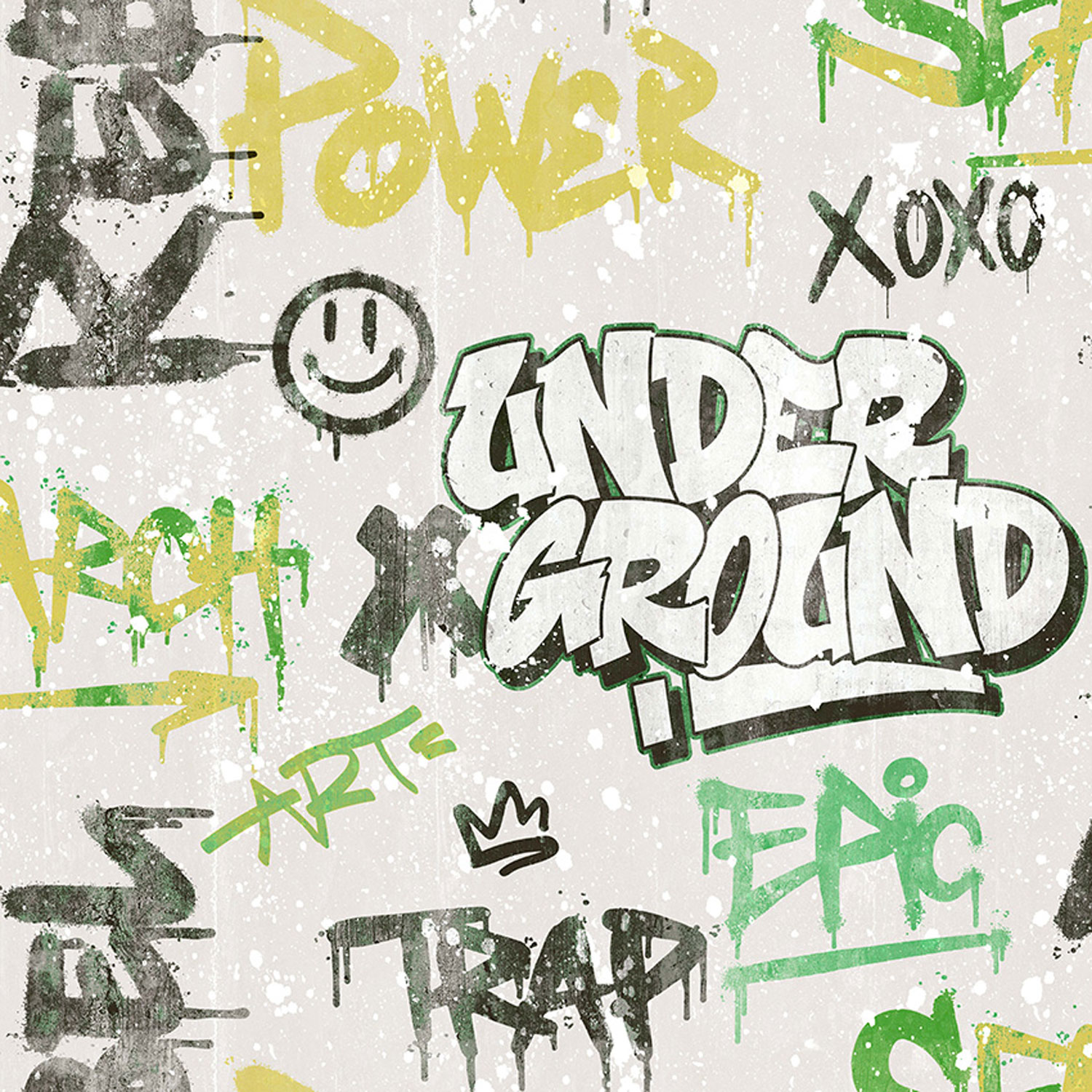 Vliestapete, Graffiti, 16613, Friends & Coffee, Cristiana Masi by Parato