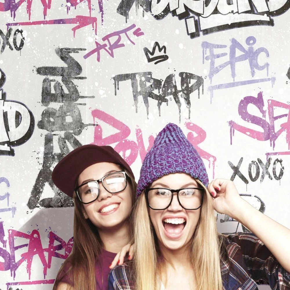 Vliestapete, Graffiti, 16613, Friends & Coffee, Cristiana Masi by Parato