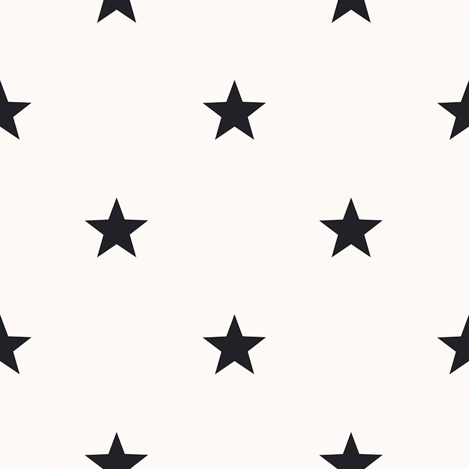 Weiß-schwarze Vliestapete mit Sternen, 16651, Friends & Coffee, Cristiana Masi by Parato