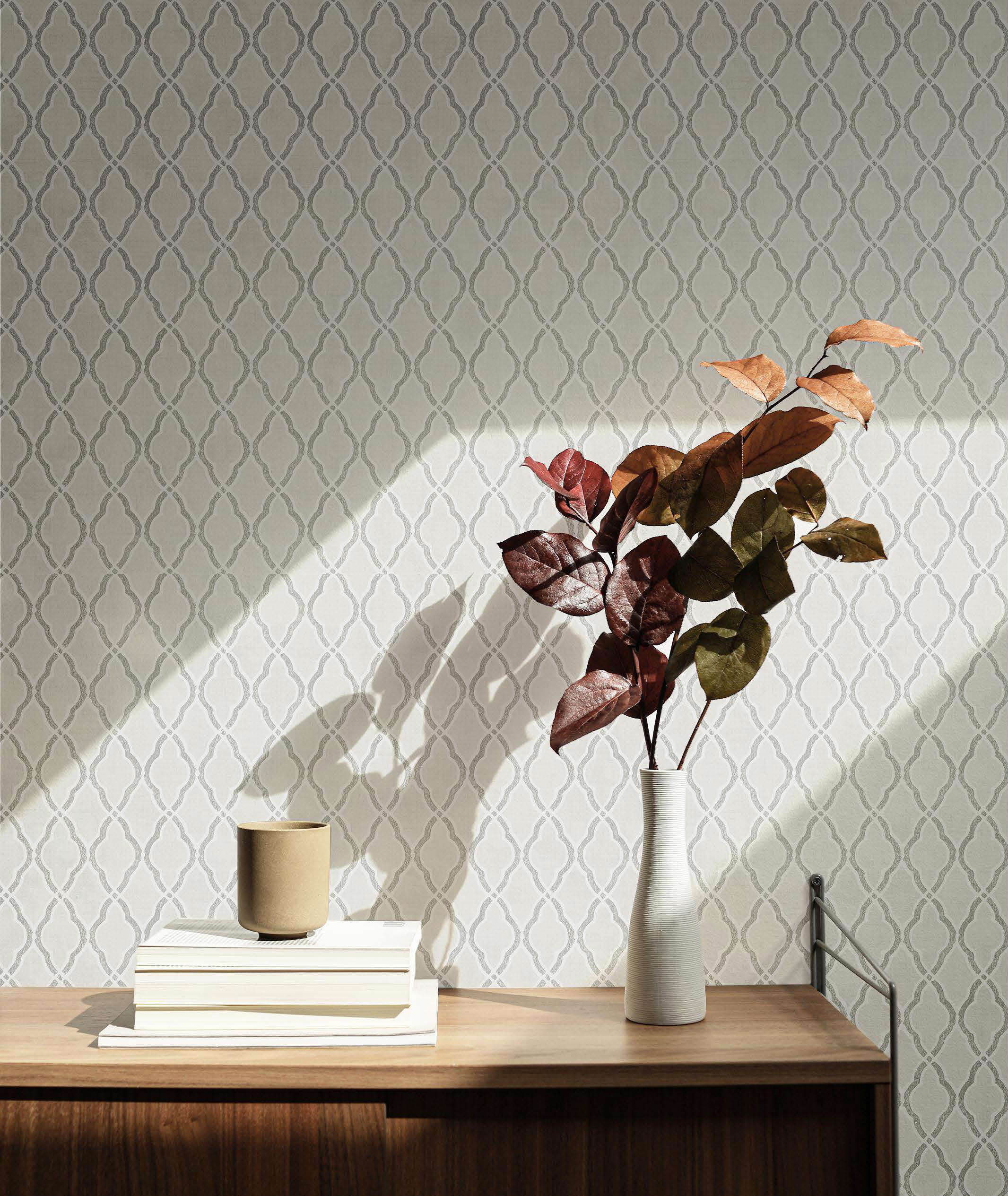 Graue und cremefarbene Barocktapete, 28832, Thema, Cristiana Masi by Parato