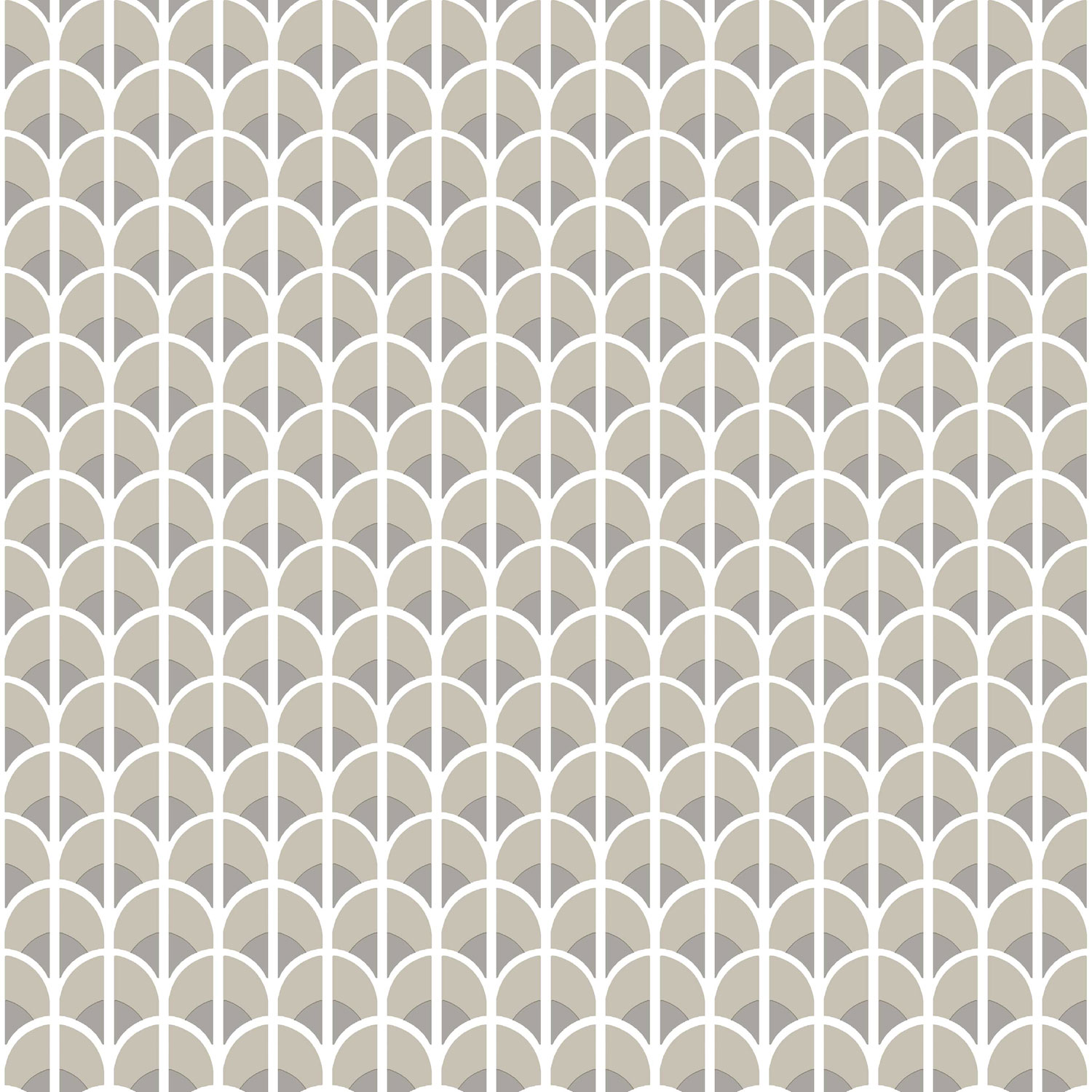 Beigegraue Tapete mit geometrischem Muster, 28866, Thema, Cristiana Masi by Parato