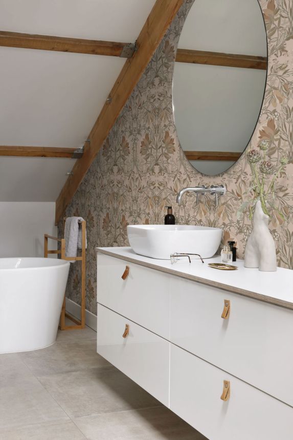 Jugendstil Blumentapete, 139460, Vintage Flowers, Esta Home