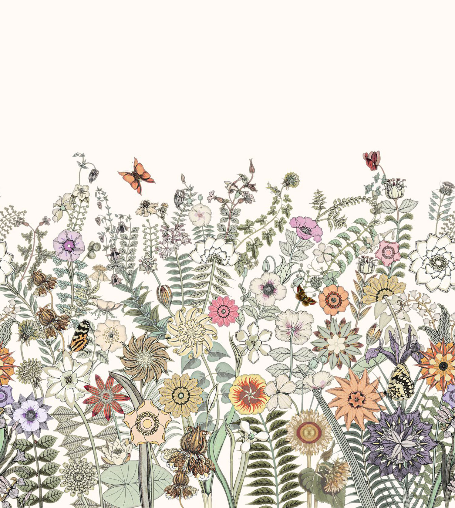 Wandbild, Blumenmotiv, 159107, Vintage Flowers,  Esta Home