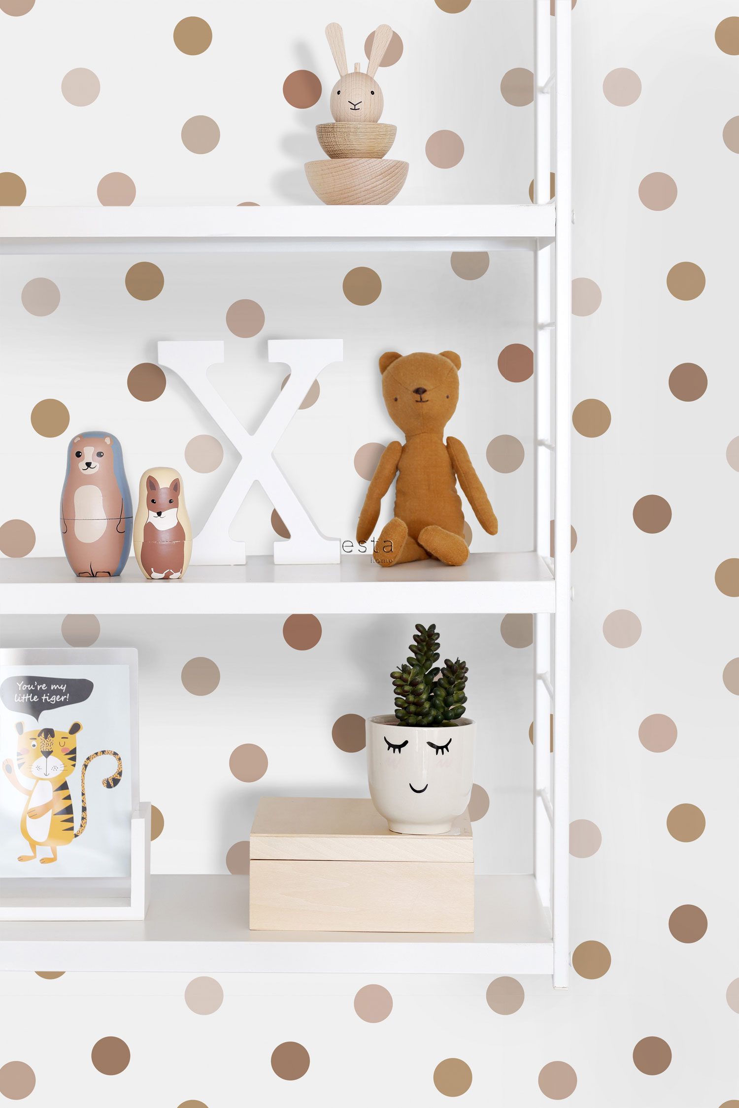 Vliestapete, Punkte, 139349, To the Moon and Back, Esta Home