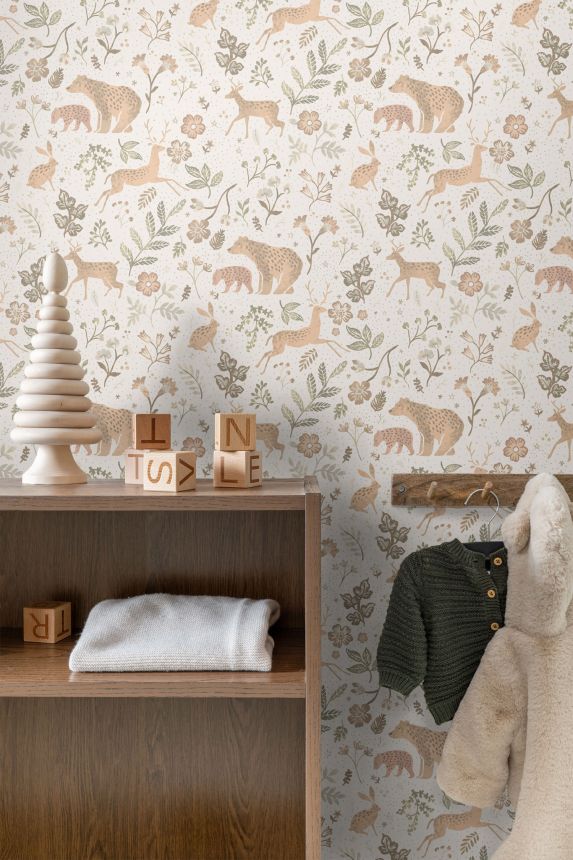 Kindertapete mit Tieren, 139525, To the Moon and Back, Esta Home