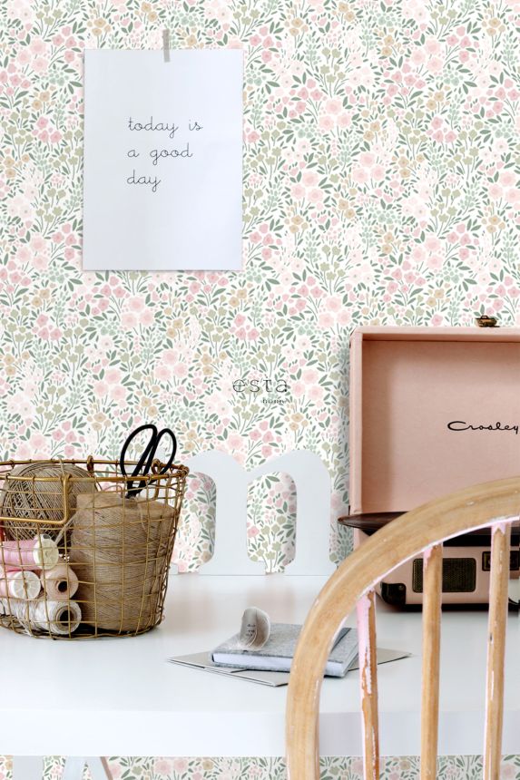 Kinder-Blumentapete, 139532, To the Moon and Back, Esta Home