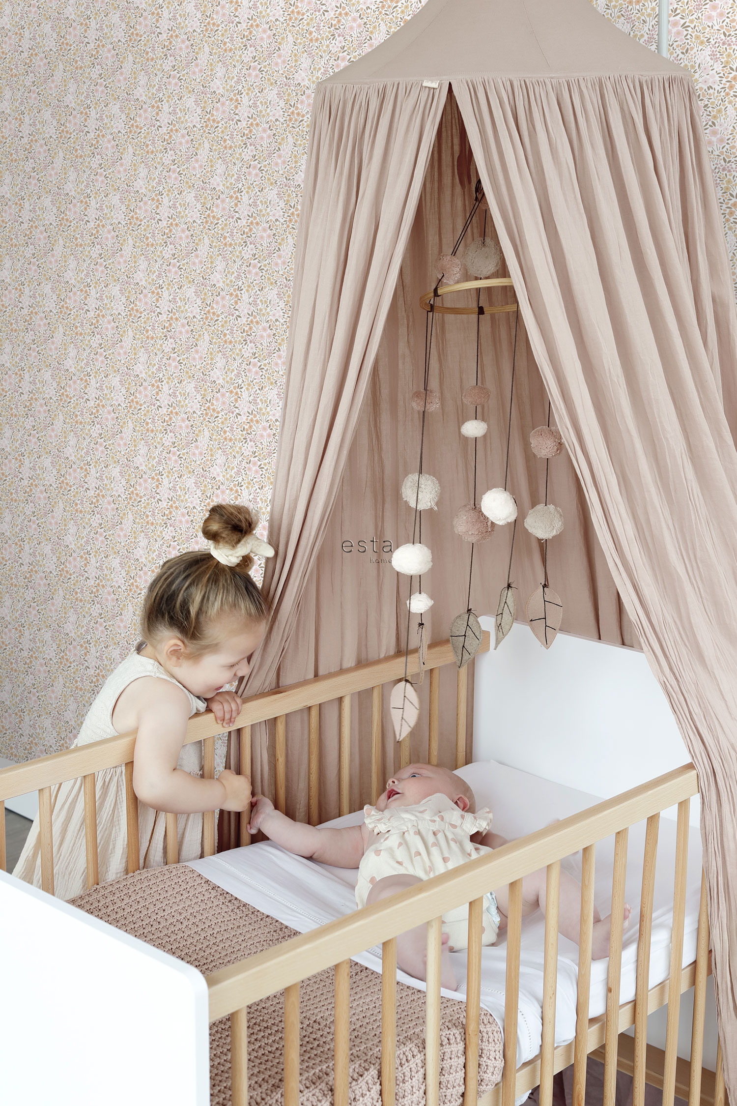 Kinder-Blumentapete, 139533, To the Moon and Back, Esta Home