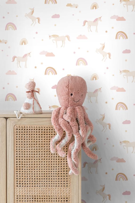 Kindertapete, Regenbögen und Einhörner, 139581, To the Moon and Back, Esta Home