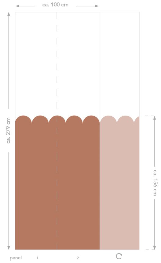 Kinder-Fototapete mit Bögen, 159235, To the Moon and Back, Esta Home
