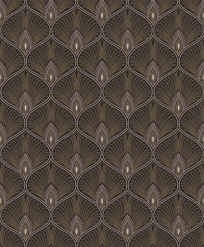 Schwarze Barocktapete, OTH202, Othello, Zoom by Masureel